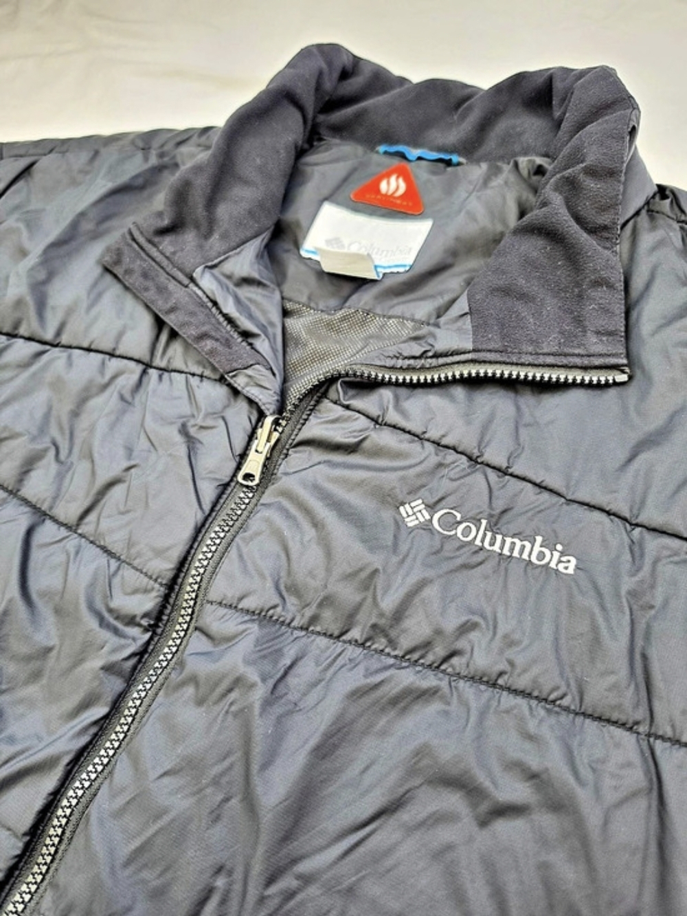 Columbia Omni-Heat Men’s XXL Black Insulated Full Zip Jacket